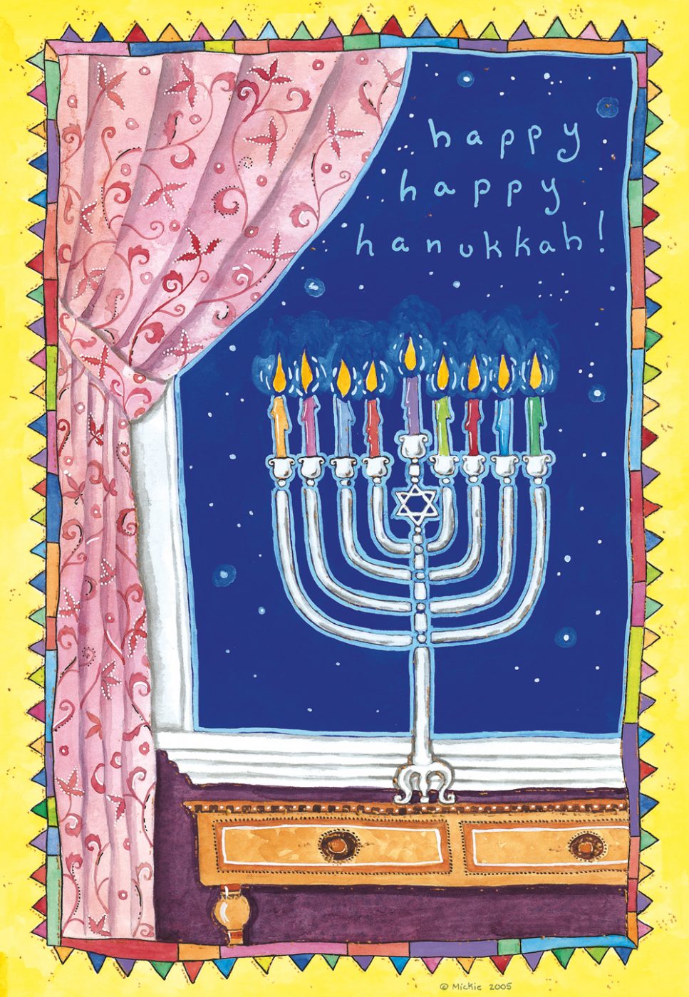 Hanukkah Caspi Cards & Art