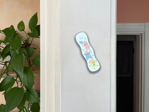 Babies Blue Mezuzah