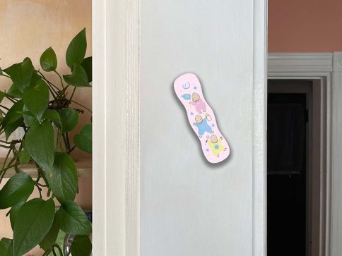 Babies Pink Mezuzah