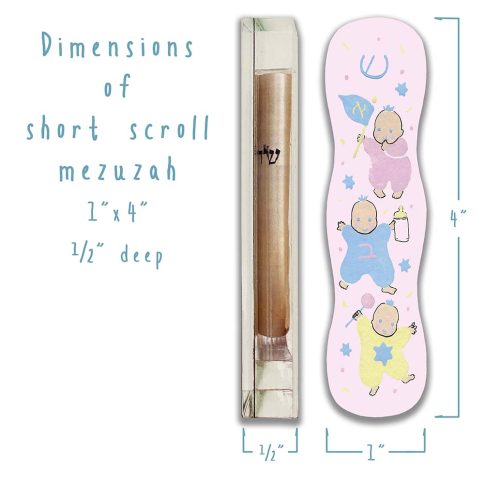 Babies Pink Mezuzah