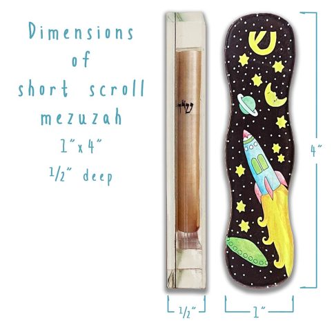 Rocket Ship Mezuzah