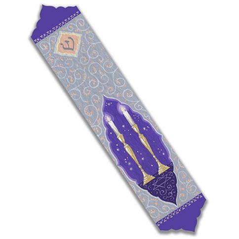 Candlesticks Mezuzah