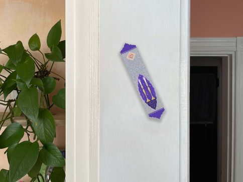 Candlesticks Mezuzah