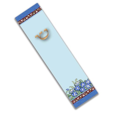 Forget Me Nots Mezuzah