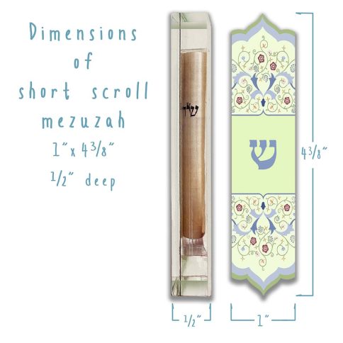 Floral Arabesque Mezuzah