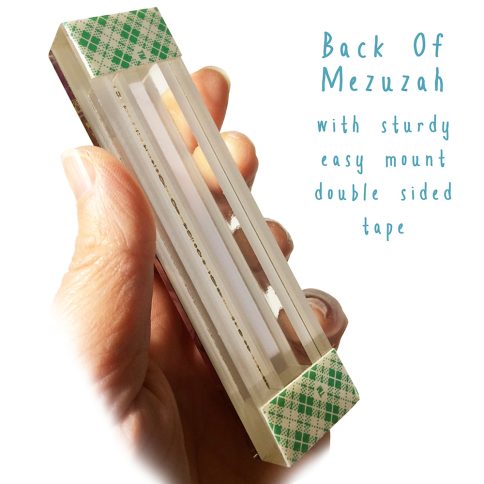 Mezuzah Back View