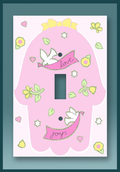 Judaic Light Switch Plate