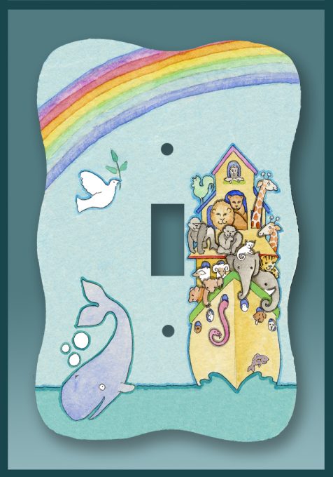 Judaic Light Switch Plate