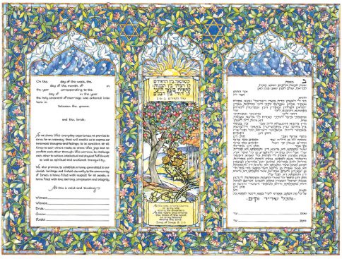 Mickie Caspi - Garden of Eden Ketubah