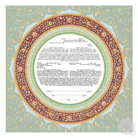 Mickie Caspi - Ring of Joy Ketubah