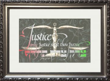 Lawyers Creed Framed Art Print by Mickie Caspi