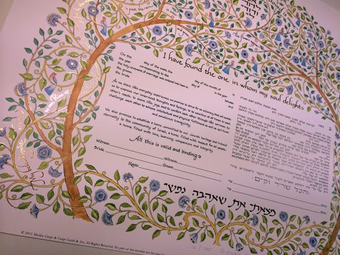 Mickie Caspi - Nature's Canopy Ketubah