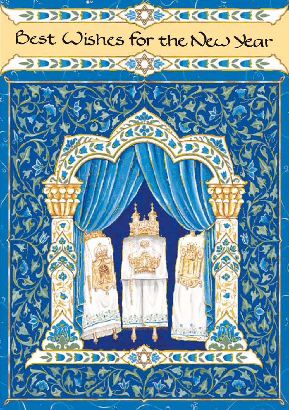 Jewish New Year Caspi Cards Art
