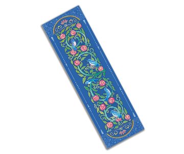 Blue Birds Car Mezuzah