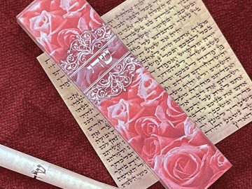 Roses Mezuzah