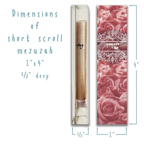 Roses Mezuzah