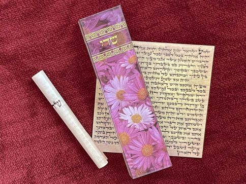 Daisies Mezuzah