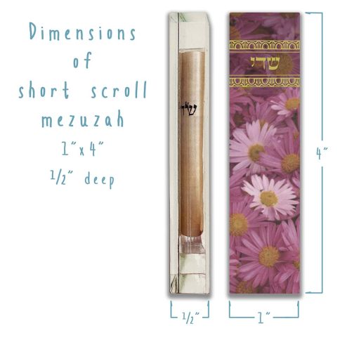 Daisies Mezuzah