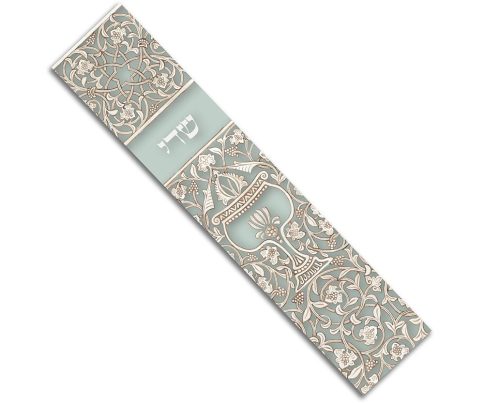 Opal Goblet Mezuzah