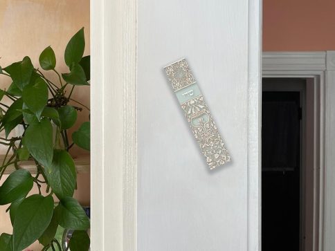 Opal Goblet Mezuzah