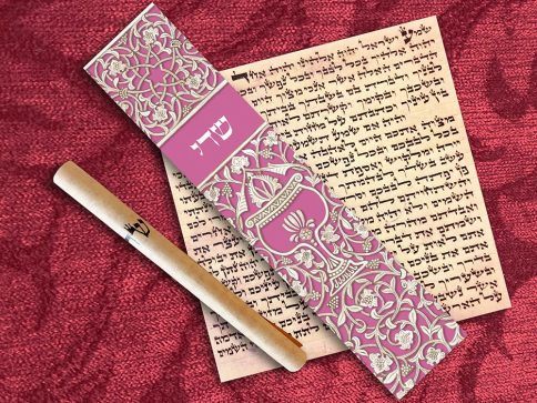 Rose Goblet Mezuzah