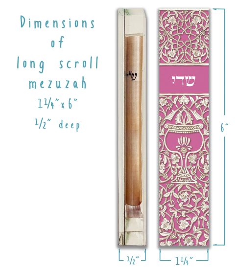 Rose Goblet Mezuzah