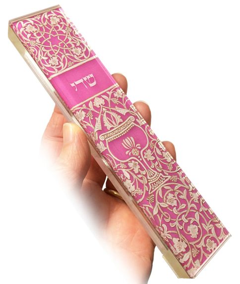 Rose Goblet Mezuzah