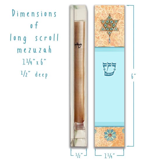 Victorian Star Mezuzah