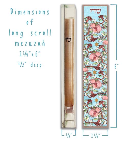 Pomegranates Mezuzah