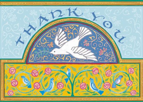 Bluebirds Thank You Cards Package by Mickie Caspi