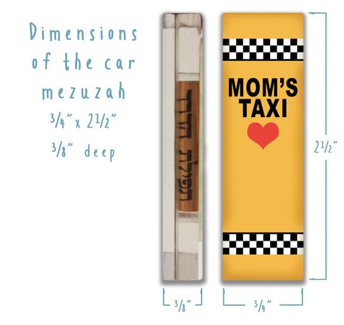 Moms Taxi Car Mezuzah