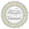 15-1 Song of Love Papercut Ketubah by Mickie Caspi