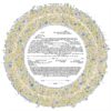 15-1 Song of Love Papercut Ketubah by Mickie Caspi