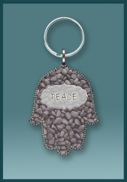 Hamsa Stones Key Chain