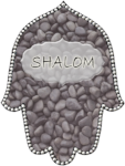 Hamsa Stones Key Chain