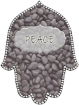 Hamsa Stones Key Chain