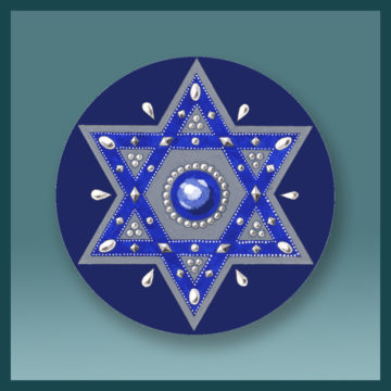 Magen David Royal Blue