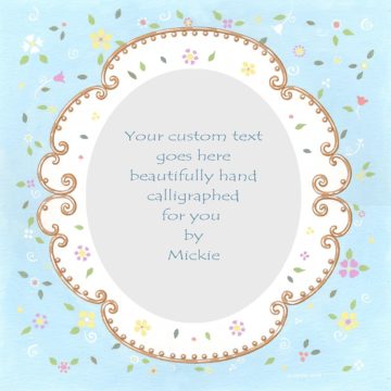 Spring Love Original Ketubah by Mickie Caspi