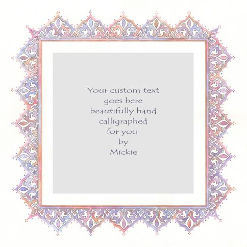 Amethyst Original Ketubah by Mickie Caspi
