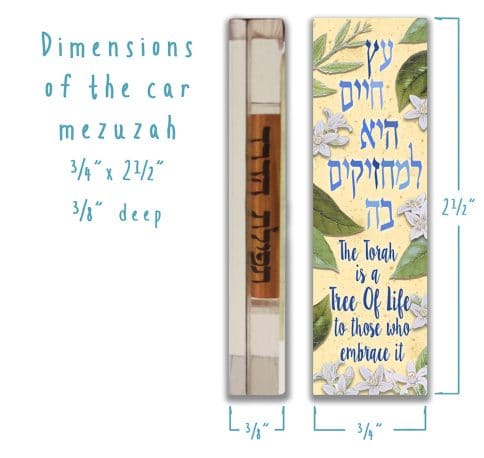 Tree of Life Car Mezuzah