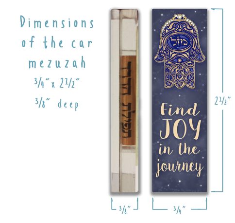 Joy Hamsa Car Mezuzah