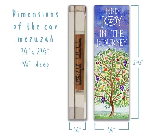 Tree Journey Car Mezuzah