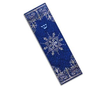 Blue Star Car Mezuzah