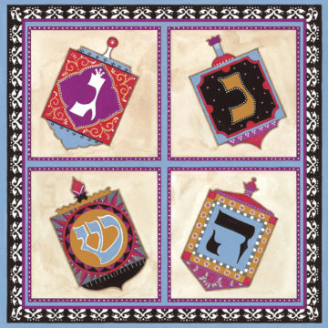 Hanukkah Cards, Stickers & Tags