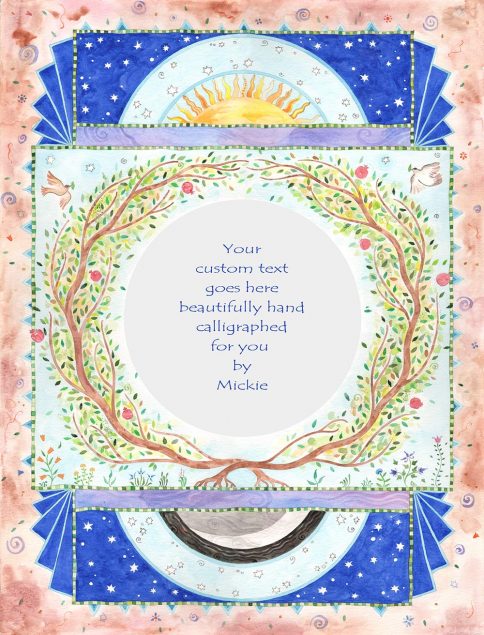 Mystic Pomegranates Original Ketubah
