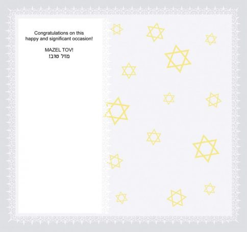 MT864 Mazel Tov Money Holder by Mickie Caspi