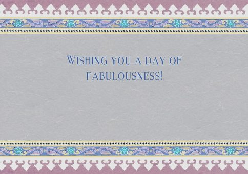 Happy Birthday Jewish Greeting Card by Mickie Caspi