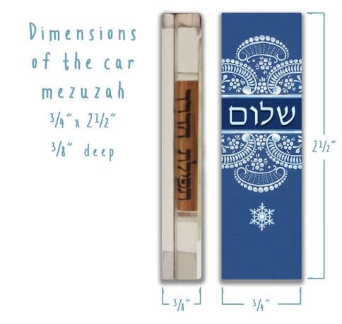 Shalom Car Mezuzah