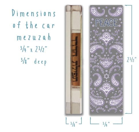 Peace Car Mezuzah