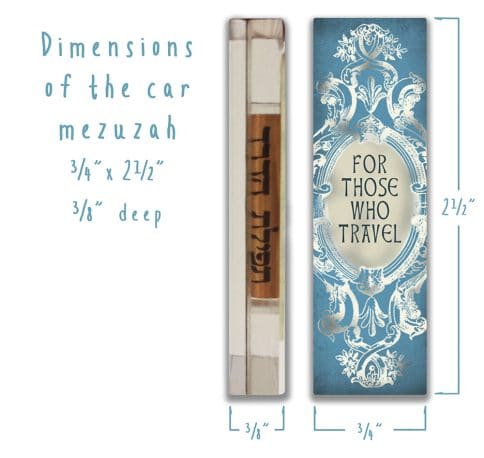 For Those Who Travel Car Mezuzah